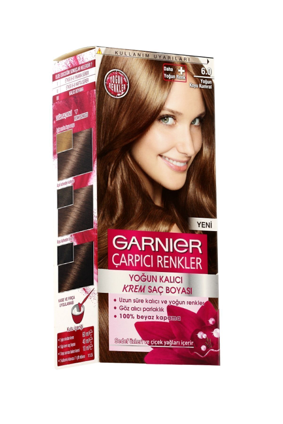 Garnier Saç byası Çrpıcı Rnklr 6.0 Yoğn Koyu Kumrl-