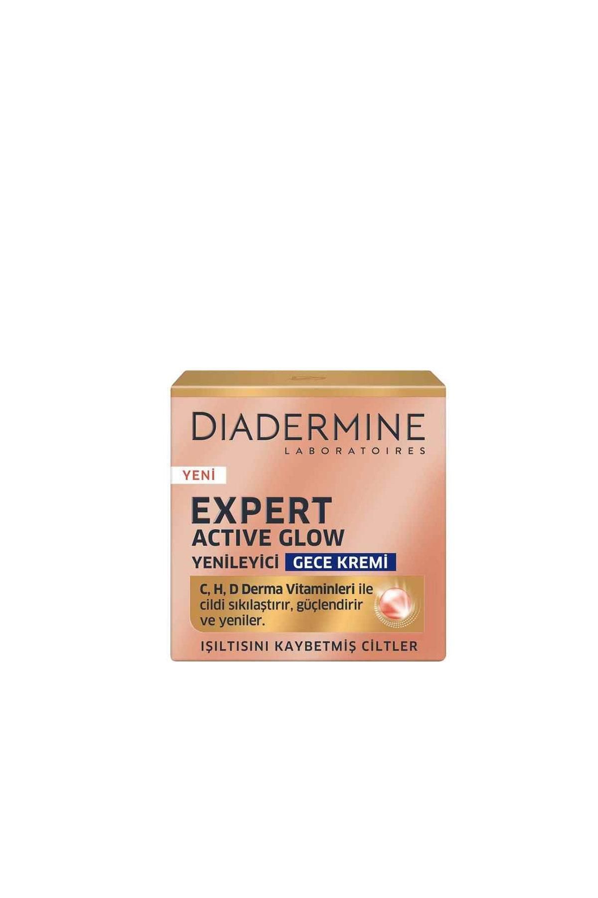 Diadermine Expert Active Glow Yenileyici Gece Krem-