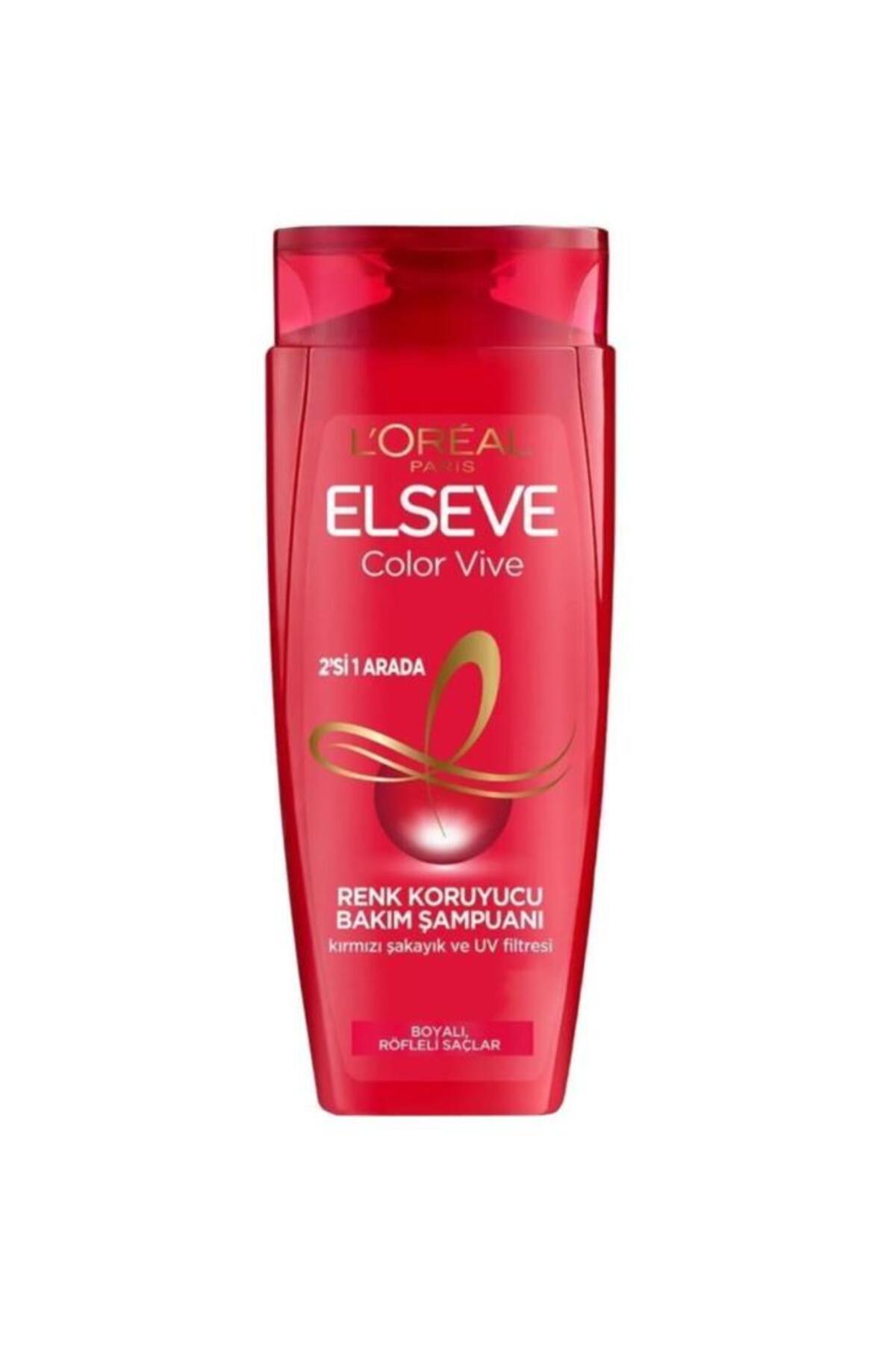Elseve Color Vive 2'si 1Arada Renk Koruyucu Bakım Şampuanı 360 ml-
