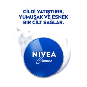 NIVEA CREME 150ML, BAKIM YAPAN KORUMA, UZUN SÜRELİ YOĞUN NEMLENDİRİCİ, EL YÜZ VE VÜCUT, YUMUŞAK CİLT HİSSİ-