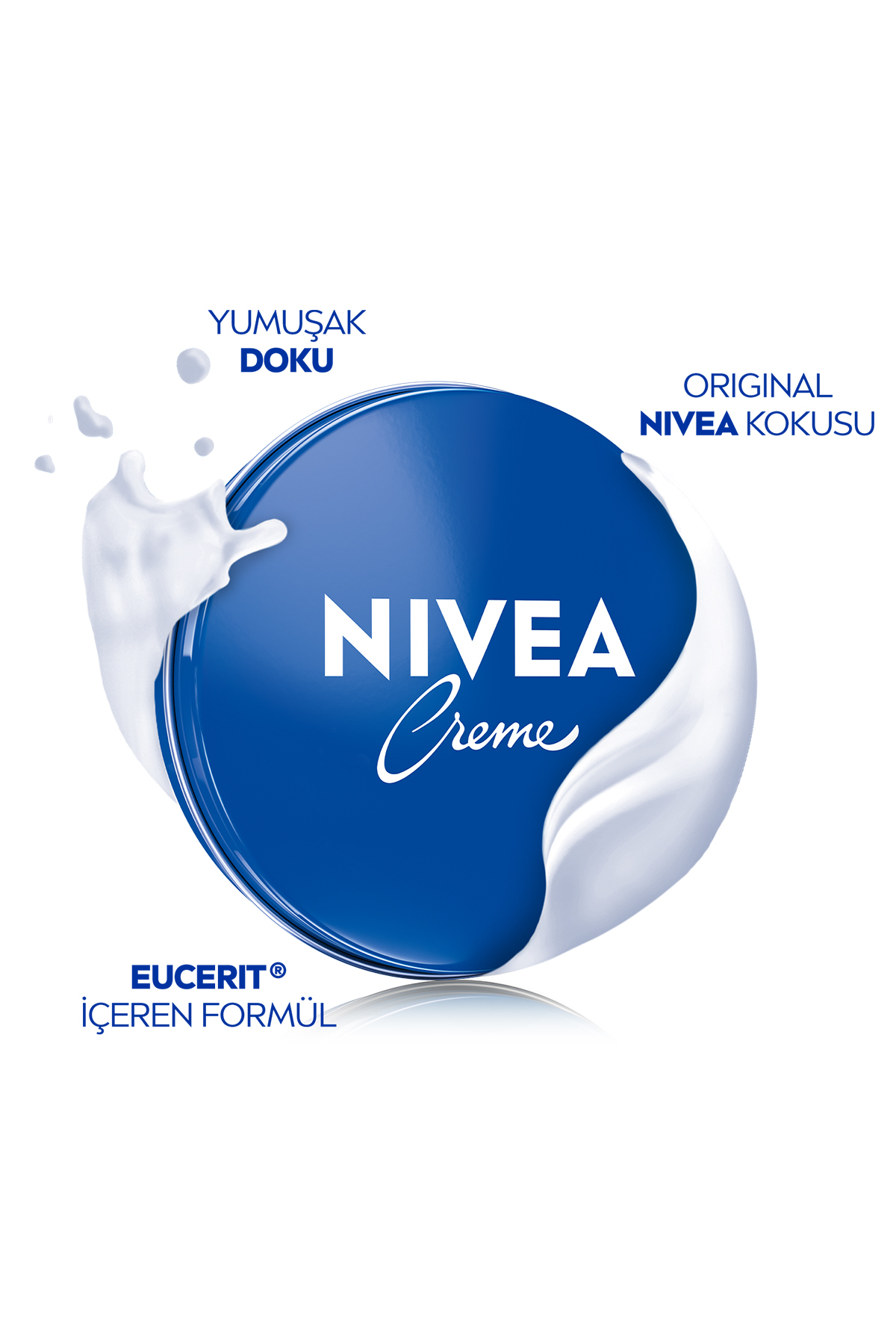 NIVEA CREME 150ML, BAKIM YAPAN KORUMA, UZUN SÜRELİ YOĞUN NEMLENDİRİCİ, EL YÜZ VE VÜCUT, YUMUŞAK CİLT HİSSİ-