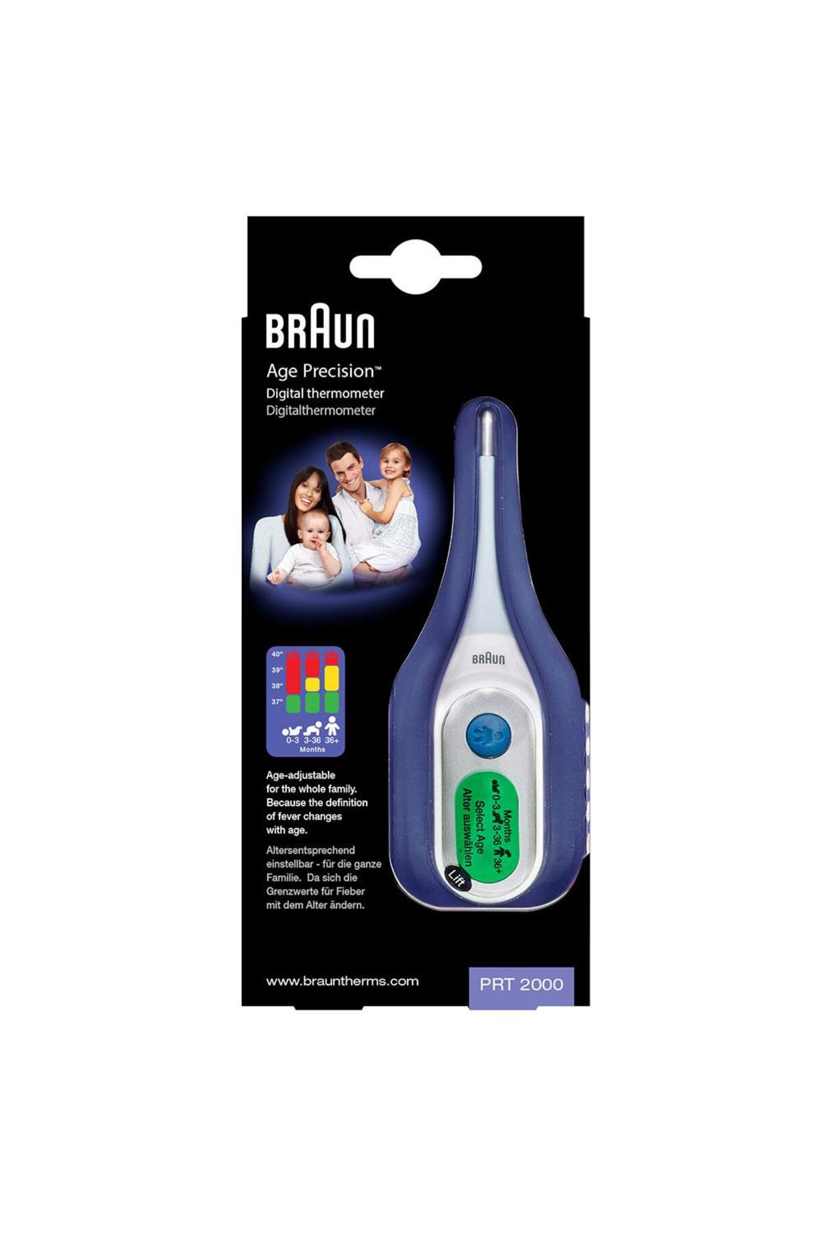 BRAUN PRT 2000 DİJİTAL KOLTUK ALTI ATEŞ ÖLÇER-