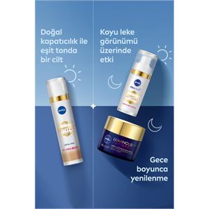 NIVEA LUMİNOUS630 KOYU LEKE KARŞITI CC YÜZ KREMİ 40ML SPF30 GÜNEŞ KORUYUCU HYALURONİK ASİT ORTA TON-