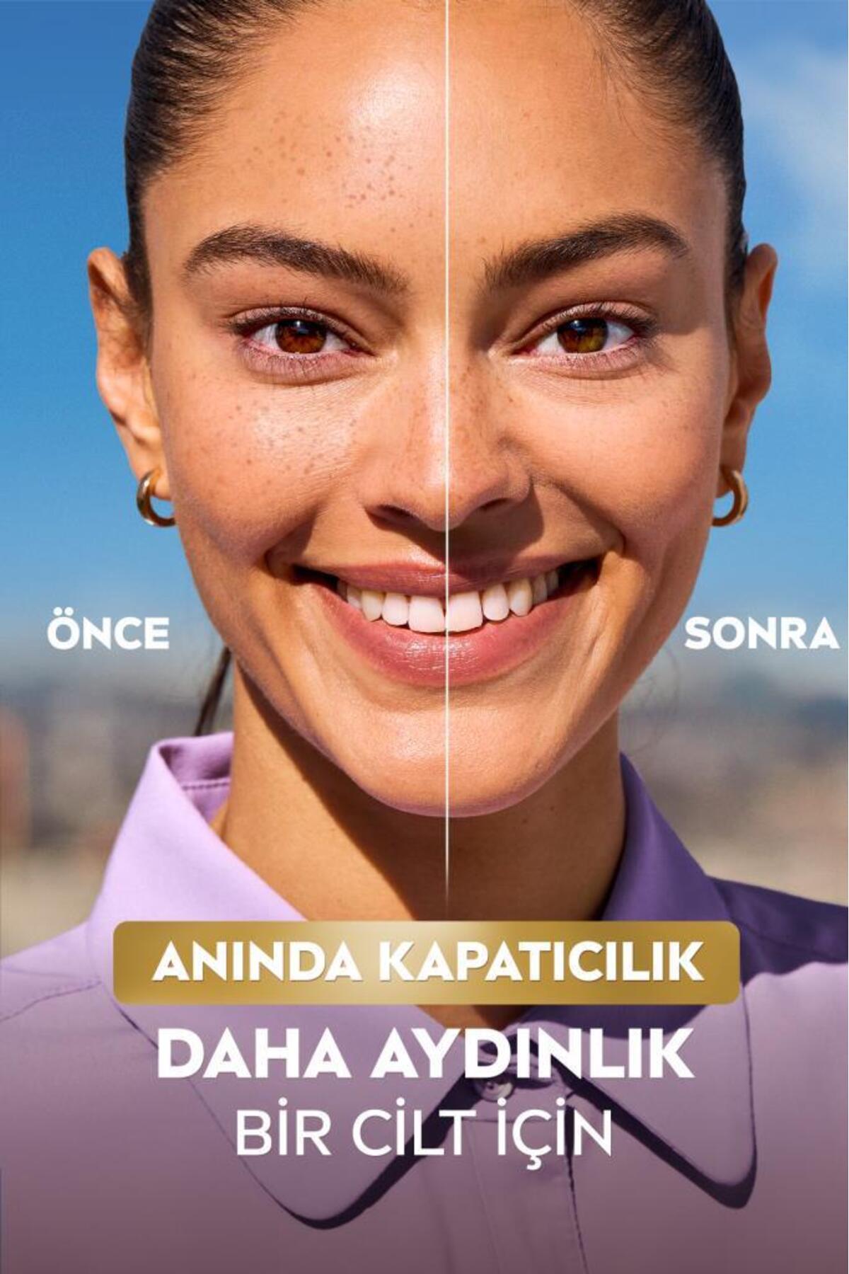 NIVEA LUMİNOUS630 KOYU LEKE KARŞITI CC YÜZ KREMİ 40ML SPF30 GÜNEŞ KORUYUCU HYALURONİK ASİT ORTA TON-