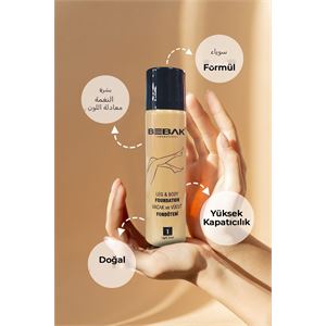 BEBAK BACAK FONDÖTENİ NO:1 LİGHT AÇIK TON 75 ML-
