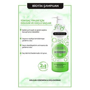 MORFOSE BİOTİN IÇEREN SAÇ ŞAMPUANI 1000 ML-