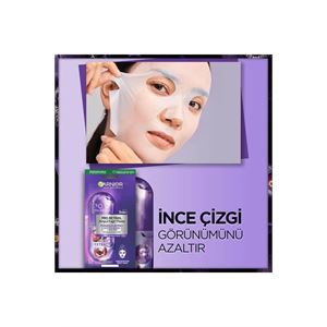GARNİER PRO-RETİNOL PÜRÜZSÜZLEŞTİRİCİ AMPUL KAĞIT YÜZ MASKESİ-