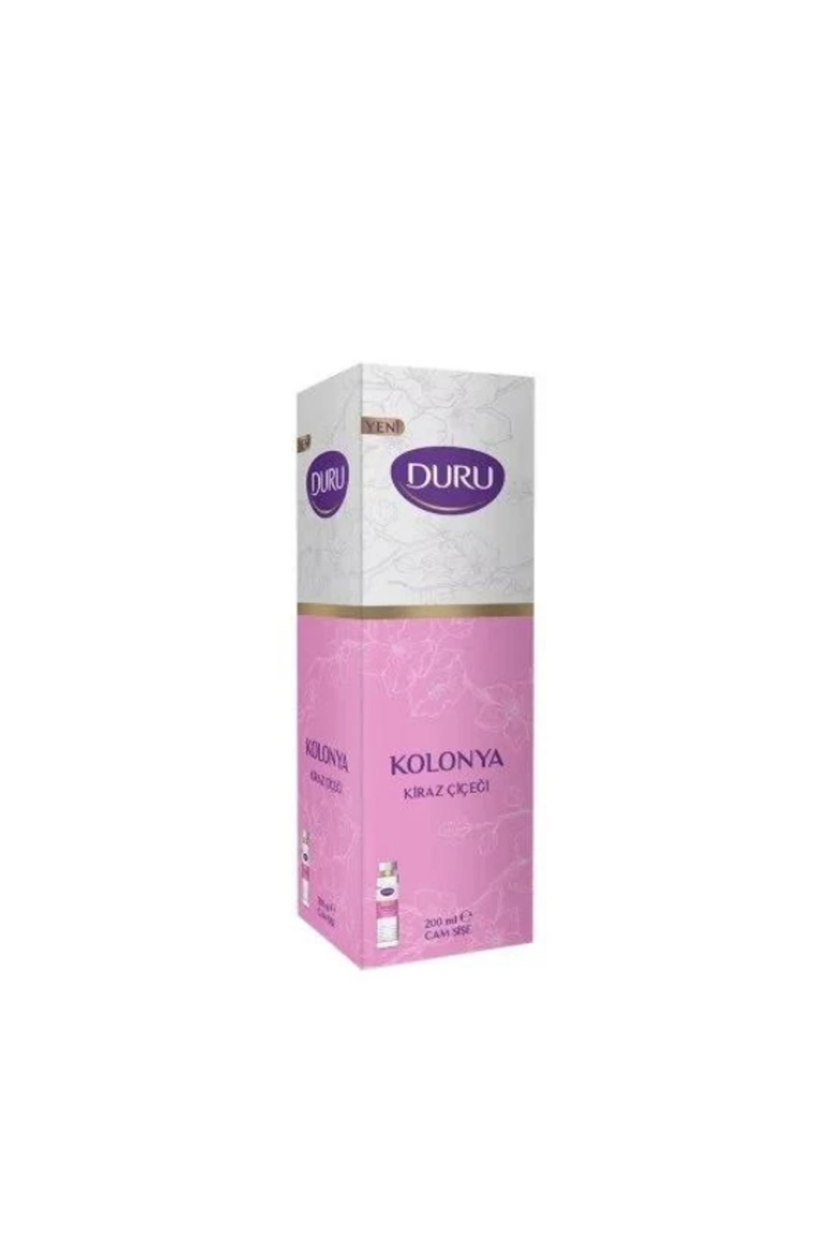 Duru Kiraz Çiçeği Kolonya Cam Şişe 200 ml-