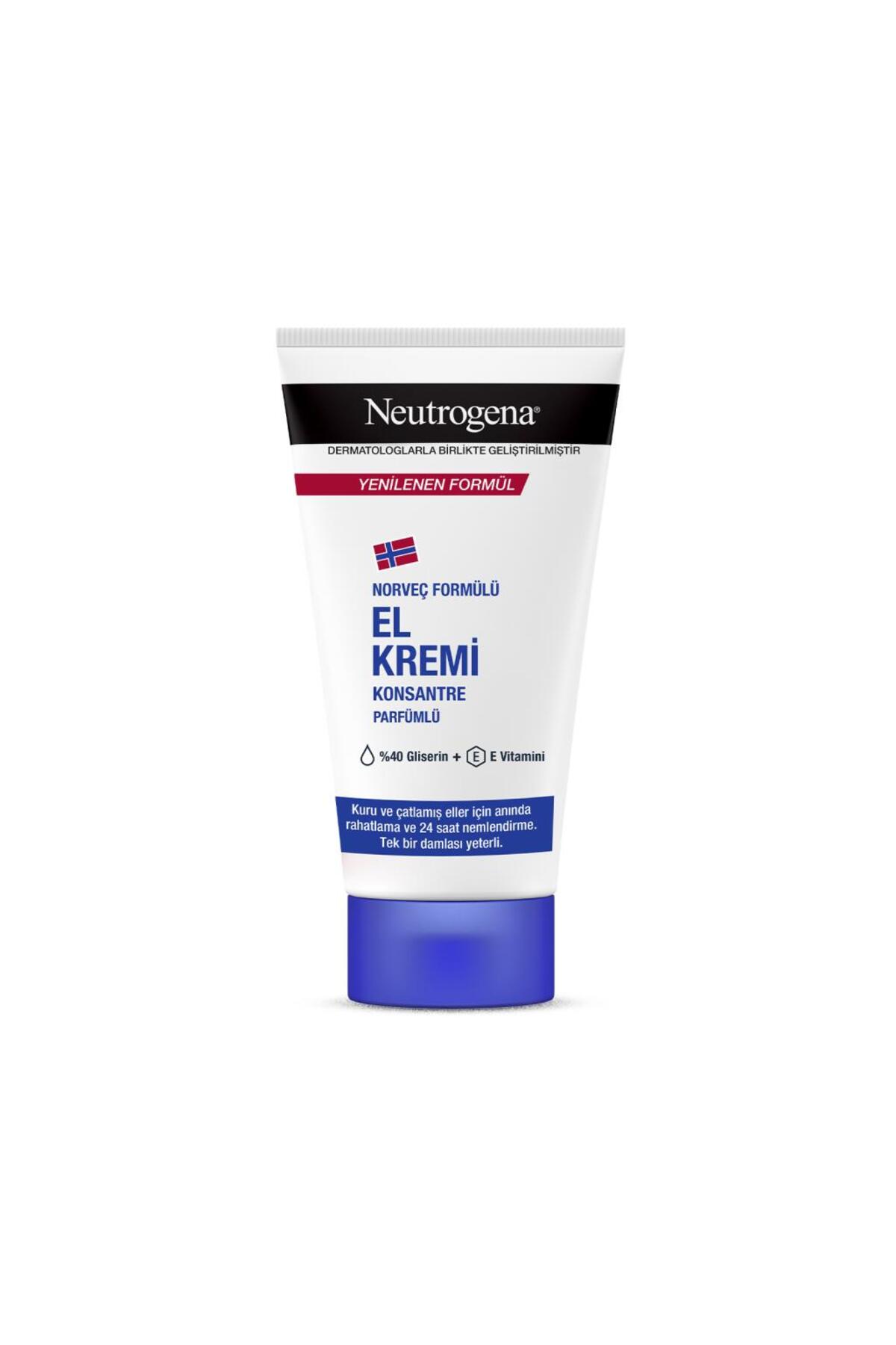 Neutrogena Konsantre Formüllü Parfümlü El Kremi 75 ml-