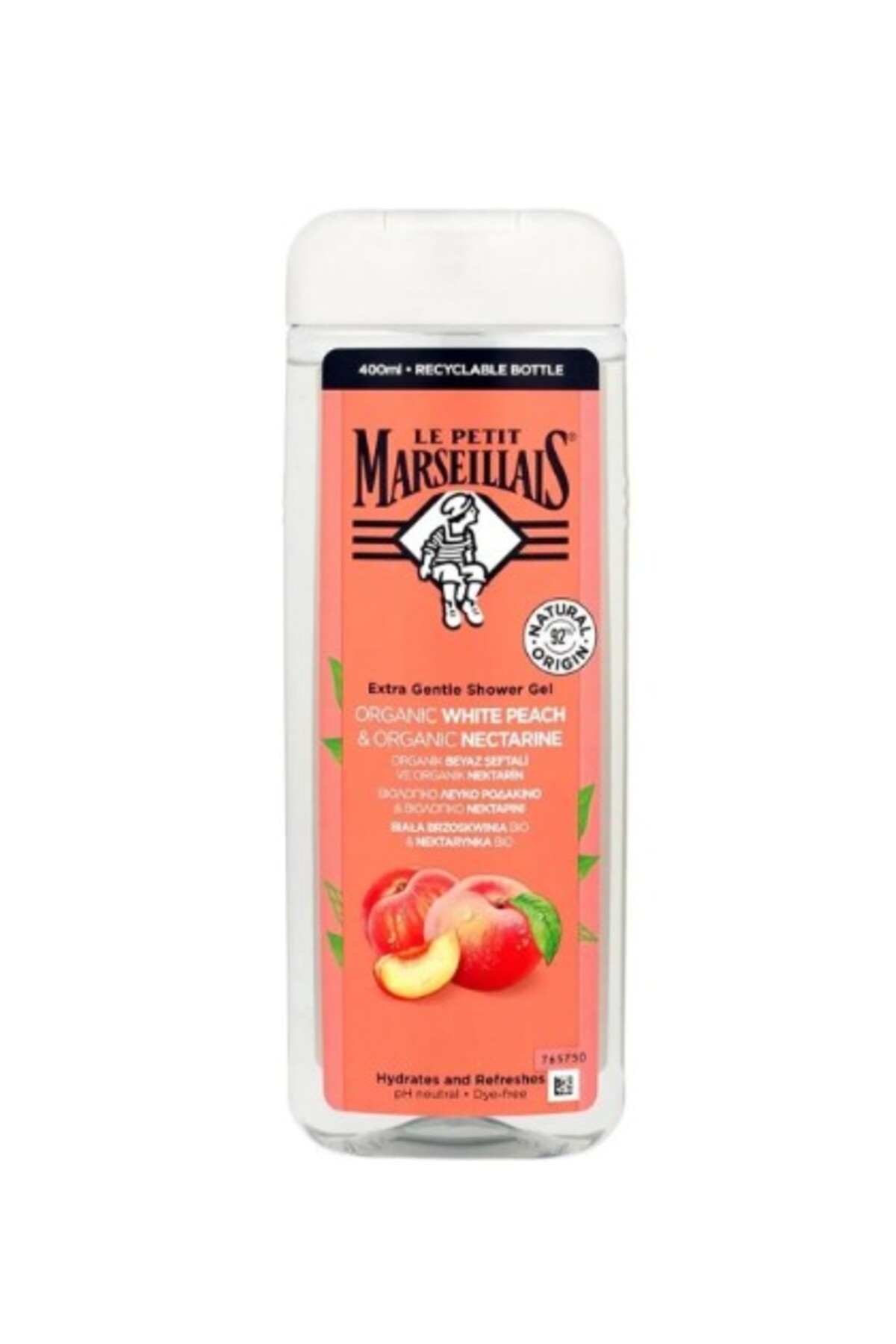 LE PETİT MARSEİLLAİS DUŞ JELİ ORGANİK ŞEFTALİ 400 ML-