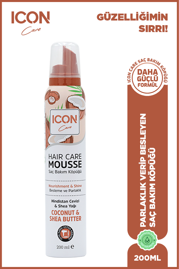 İcon Care Saç Bakım Köpüğü 200 ml Coconut & Shea Butter-