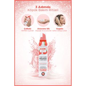 İcon Care Saç Bakım Köpüğü 200ml Milk Protein&Raspberry-