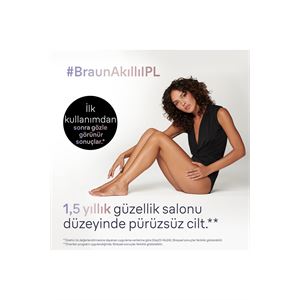 Braun IPL Skin i·expert, Evde Tüy Alma, Ücretsiz Uygulama, Çanta, Gillette Venus, 2 Başlık, PL7147-