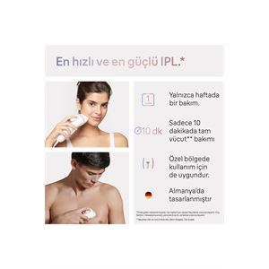 Braun IPL Skin i·expert, Evde Tüy Alma, Ücretsiz Uygulama, Çanta, Gillette Venus, 2 Başlık, PL7147-