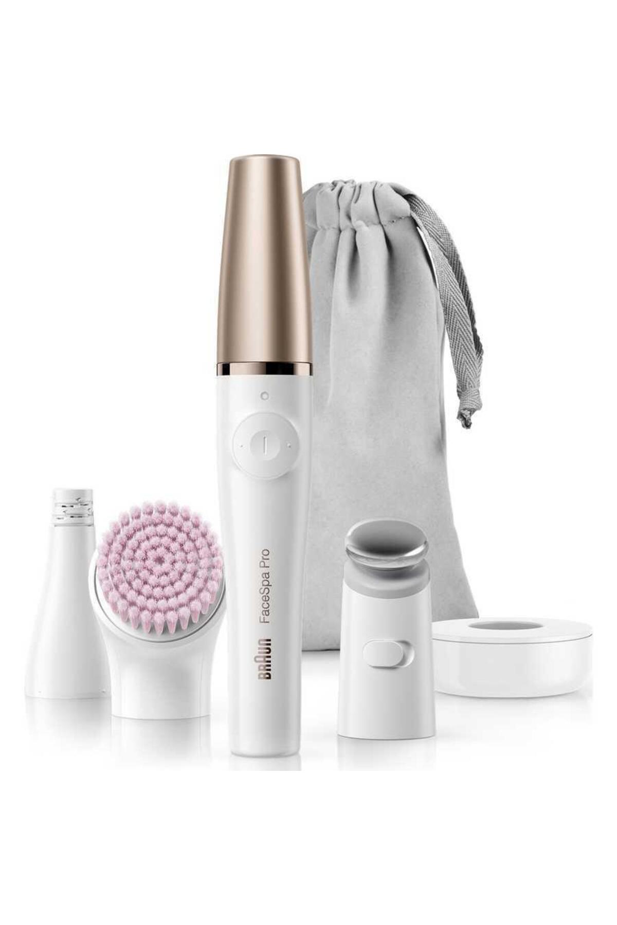 Braun FaceSpa Pro 912 Şarjlı Yüz Epilatörü 3’ü 1 Arada Epilasyon ve Cilt Bakım Seti-