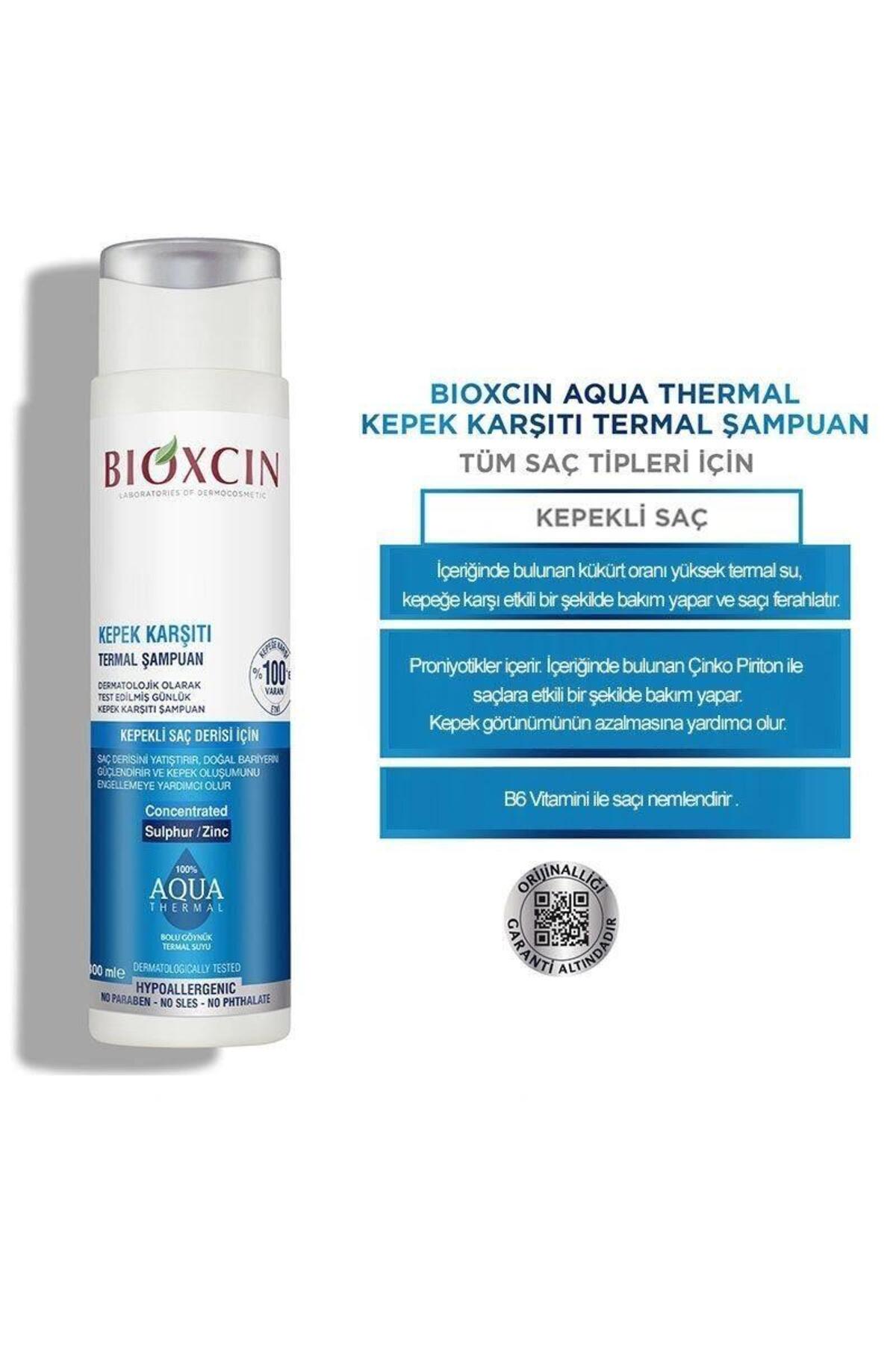 BİOXCİN AQUATHERMAL DS 200 ML + 300 ML KEPEĞE KARŞI ETKİLİ ŞAMPUAN SETİ - KEPEK KARŞITI KAŞINTI ÖNLEYİCİ-