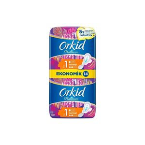 ORKİD PLATİNUM NORMAL (BOY 1) 14 ADET HİJYENİK PED-