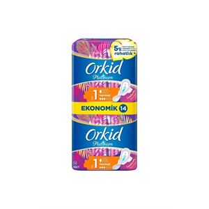 ORKİD PLATİNUM NORMAL (BOY 1) 14 ADET HİJYENİK PED-
