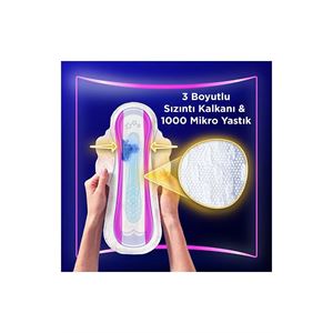 ORKİD PLATİNUM GECE EKSTRA PLUS (BOY 5) 8 ADET HİJYENİK PED-