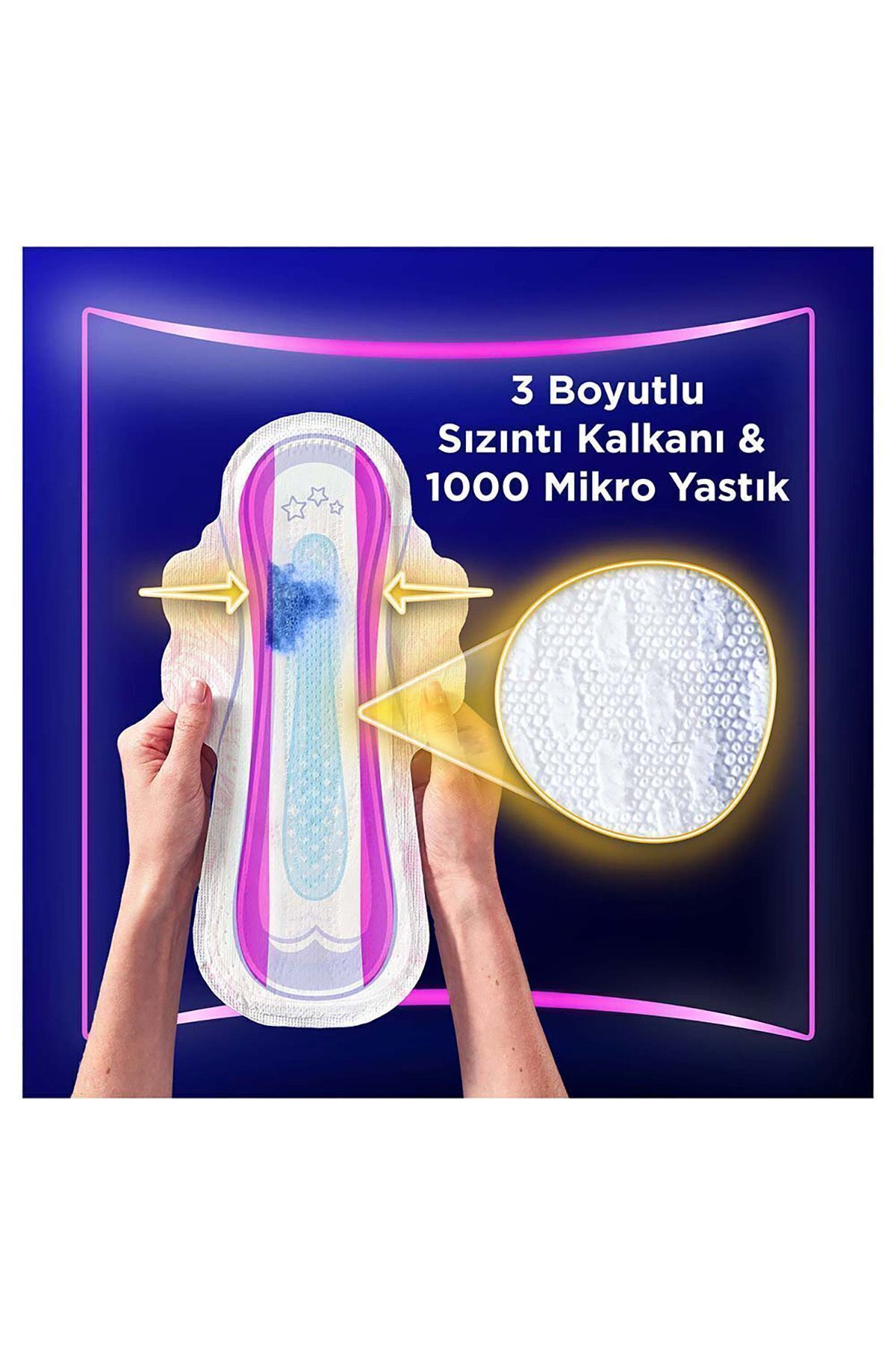 ORKİD PLATİNUM GECE EKSTRA PLUS (BOY 5) 8 ADET HİJYENİK PED-