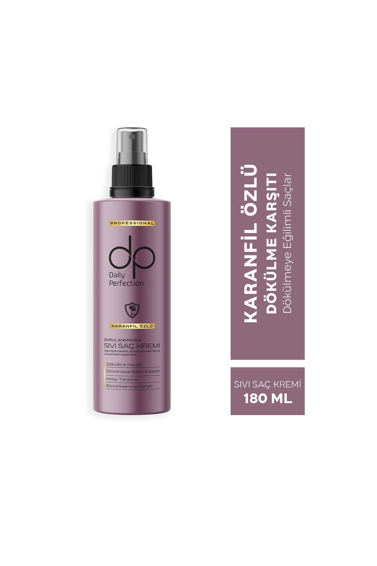 DP DAİLY PERFECTİON DP DURULANMAYAN SIVI SAÇ KREMİ 180 ML KARANFİL-