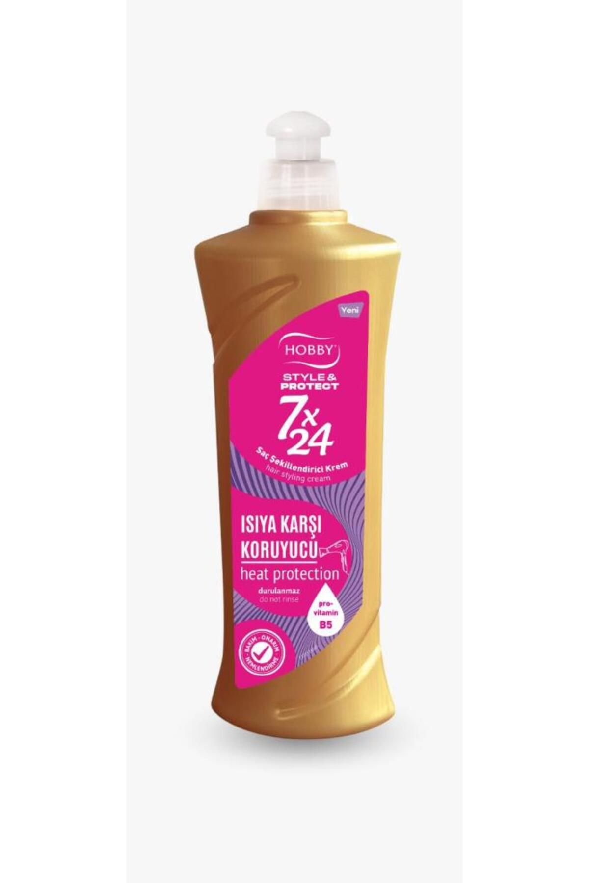HOBBY 7X24 ISIYA KARŞI KORUYUCU SAÇ ŞEKİLLENDİRİCİ KREM 250 ML-