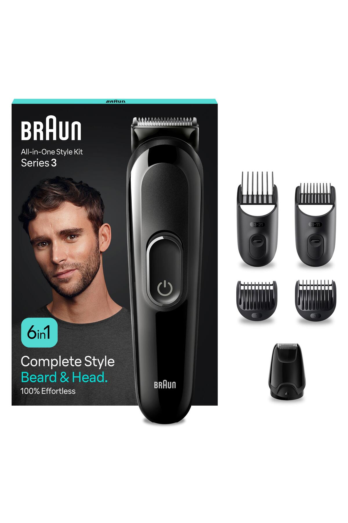 BRAUN SERİES 3 MGK3420 HEPSİ BİR ARADA ŞEKİLLENDİRME SETİ. 6SI 1 ARADA ERKEK-