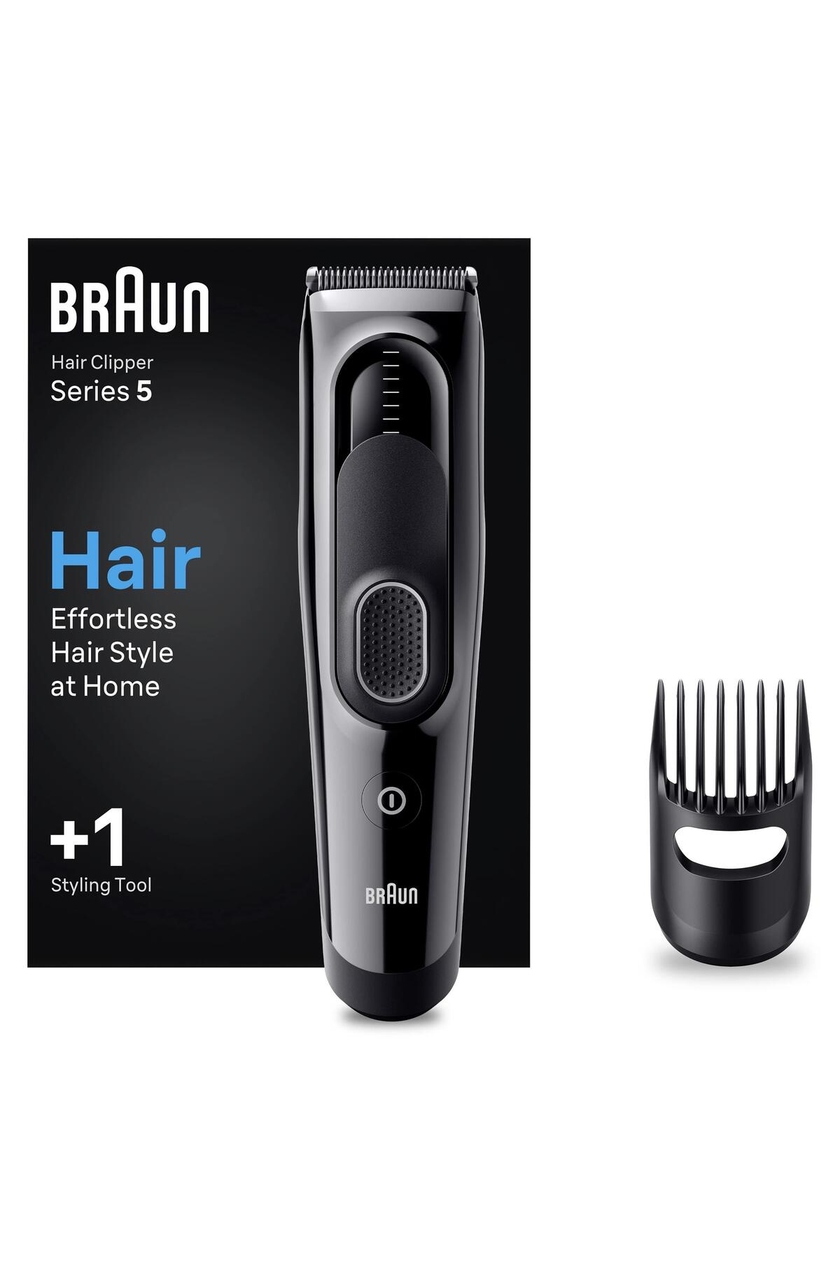 BRAUN SERİES 5 HC5310. ERKEKLER İÇİN 17 UZUNLUK AYARINA SAHİP SAÇ KESME MAKİNESİ-