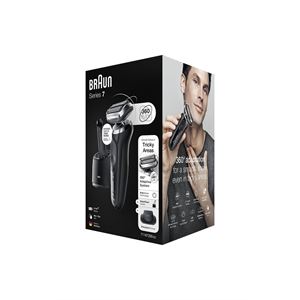 BRAUN YENİ SERİ 7 N7200CC KABLOSUZ TIRAŞ MAKİNESİ. SMARTCARE. AUTOSENSE. 360° FLEX. ISLAK & KURU-