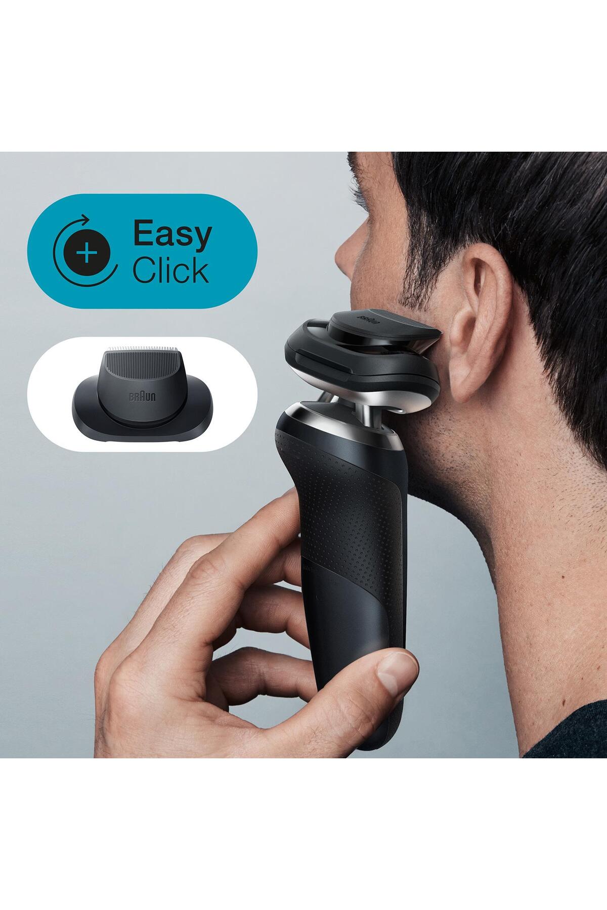 BRAUN YENİ SERİ 7 N7200CC KABLOSUZ TIRAŞ MAKİNESİ. SMARTCARE. AUTOSENSE. 360° FLEX. ISLAK & KURU-