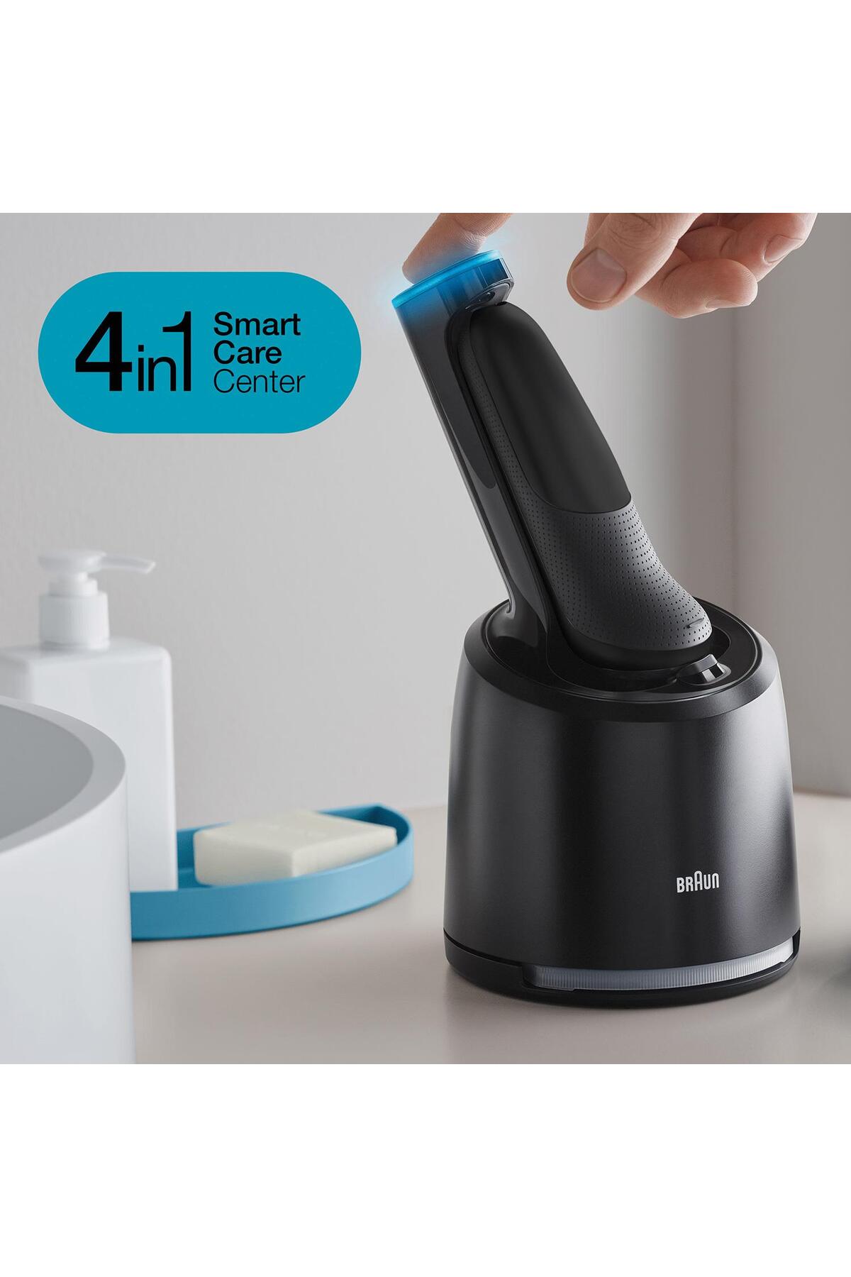 BRAUN YENİ SERİ 7 N7200CC KABLOSUZ TIRAŞ MAKİNESİ. SMARTCARE. AUTOSENSE. 360° FLEX. ISLAK & KURU-