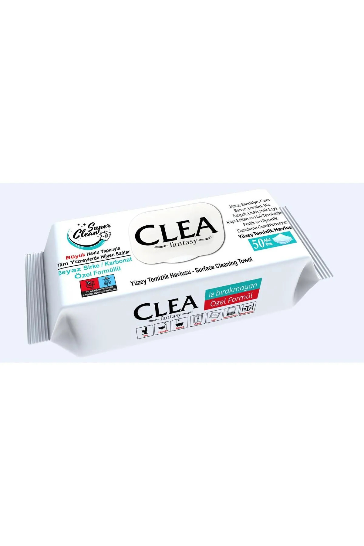 CLEA FANTASY YÜZEY TEMİZLEME HAVLUSU 50 ADET-