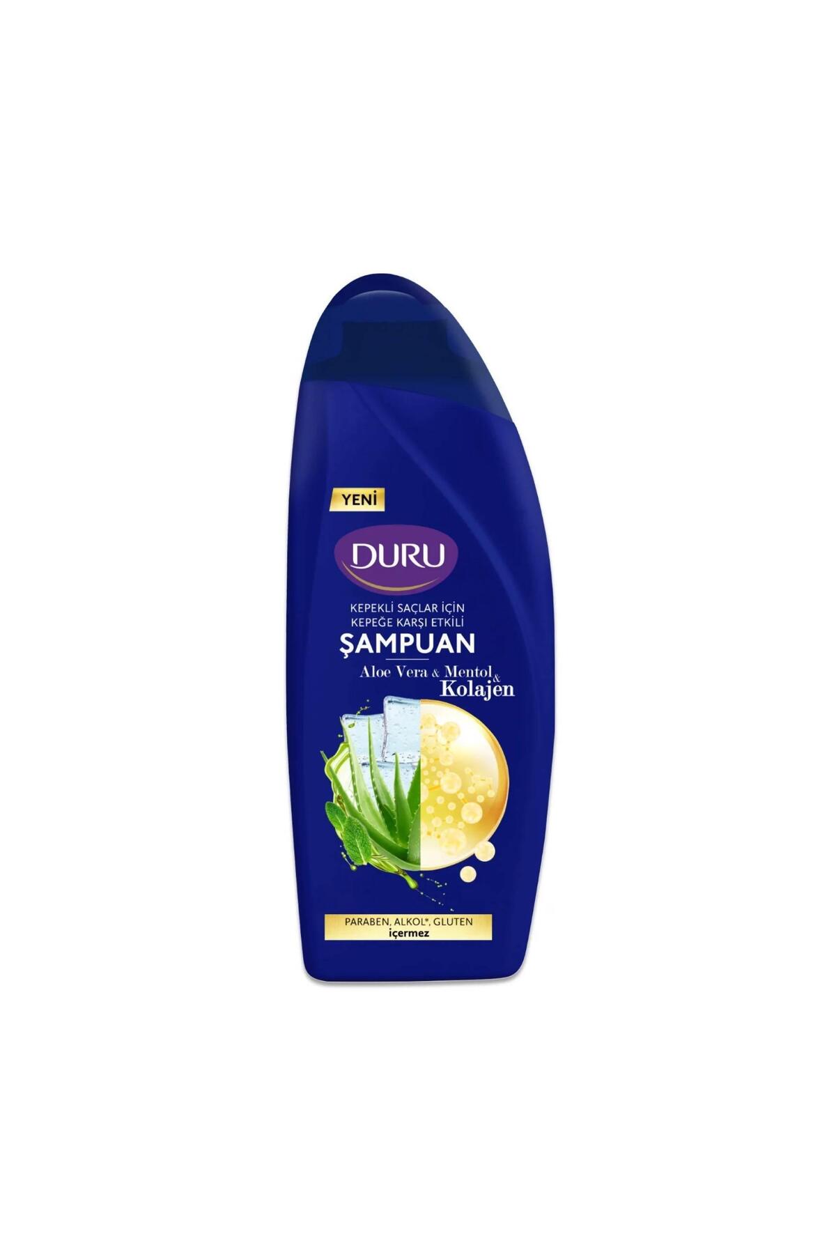 DURU ŞAMPUAN KOLAJEN ALEOVERA MENTOL 500 ML-
