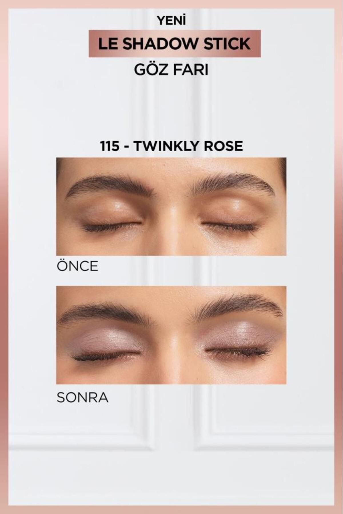 L'Oréal Paris Le Shadow Stick Göz Farı - 115 Twinkly Rose-