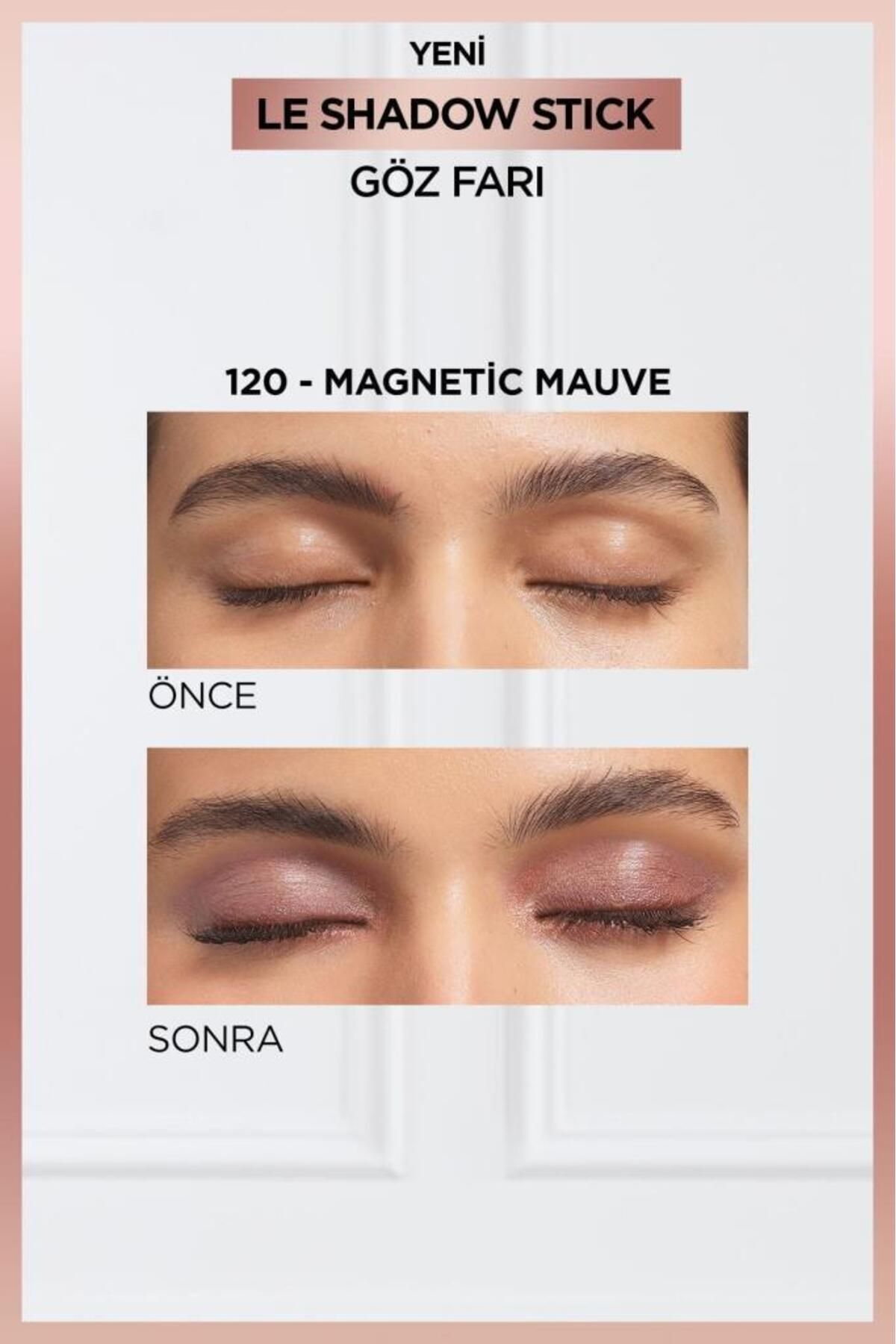 Loreal Paris Le Shadow Stick Göz Farı - 120 Magnetic Mauve-