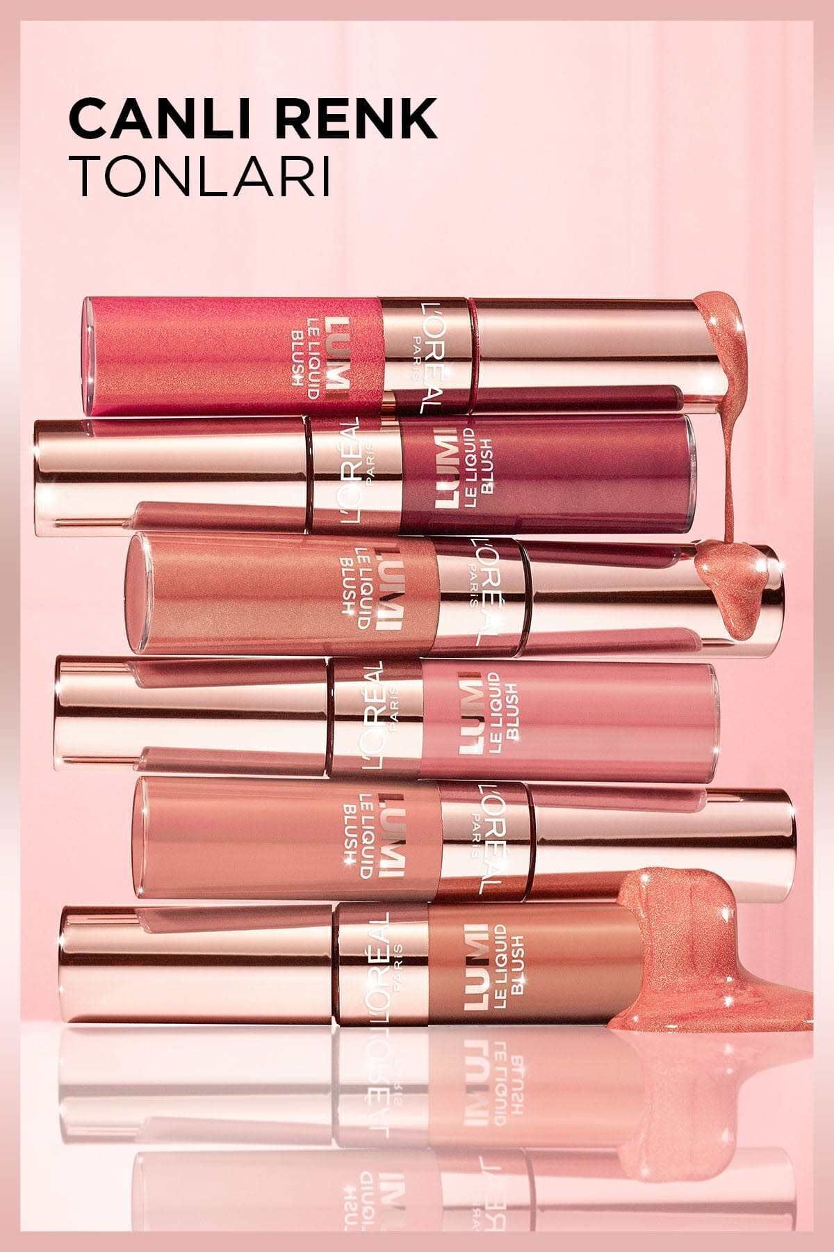 L'Oreal Paris Lumi Blush Likit Allık - Glowy Gold Pink-