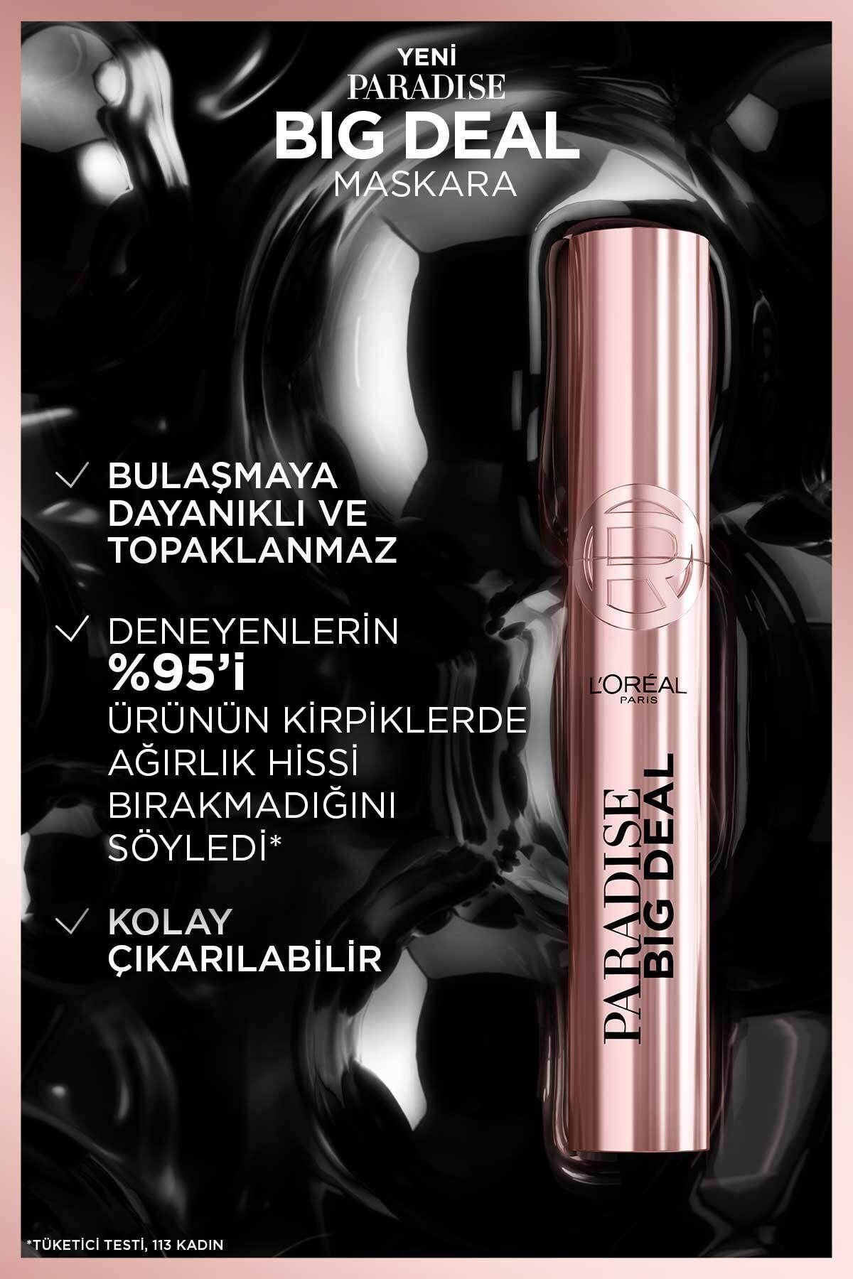 L'Oreal Paris Paradise Big Deal Maskara - Siyah 9.9 ml-
