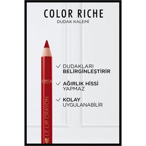 L'Oreal Paris L'Oréal Paris Color Riche Dudak Kalemi - 300 Le Rouge Paris-