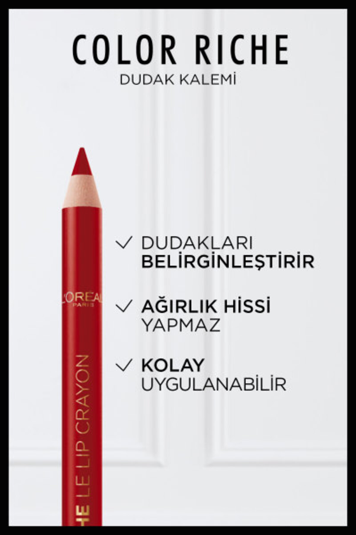 L'Oreal Paris L'Oréal Paris Color Riche Dudak Kalemi - 300 Le Rouge Paris-