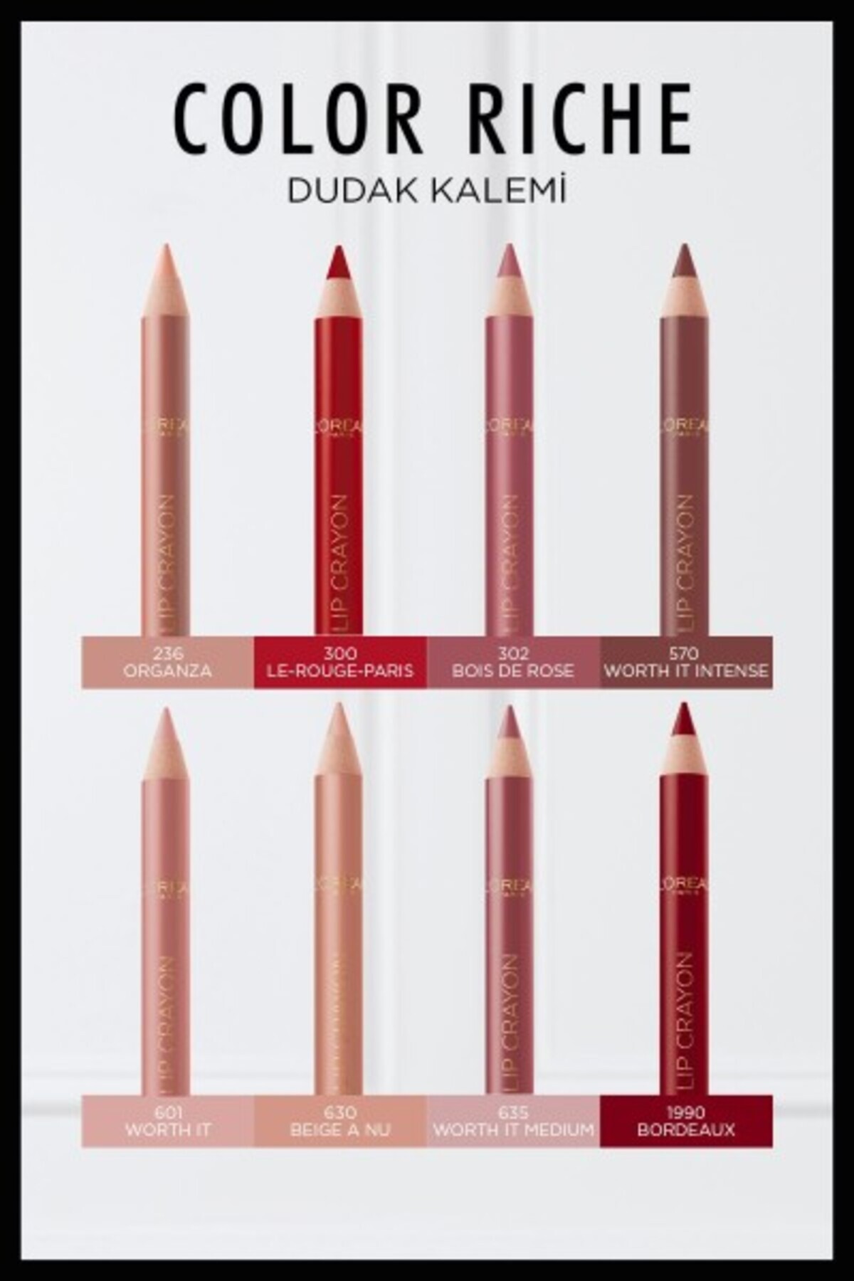 L'Oreal Paris L'Oréal Paris Color Riche Dudak Kalemi - 300 Le Rouge Paris-