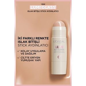 L'Oreal Paris L'Oréal Paris Lumi Glass Islak Bitişli Stick Aydınlatıcı - 610 Glassy Pearl Eclat-