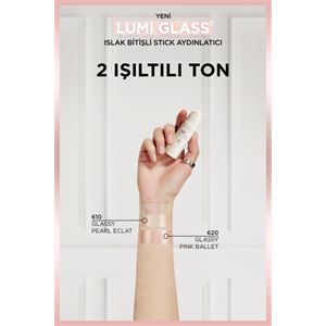 L'Oreal Paris L'Oréal Paris Lumi Glass Islak Bitişli Stick Aydınlatıcı - 610 Glassy Pearl Eclat-