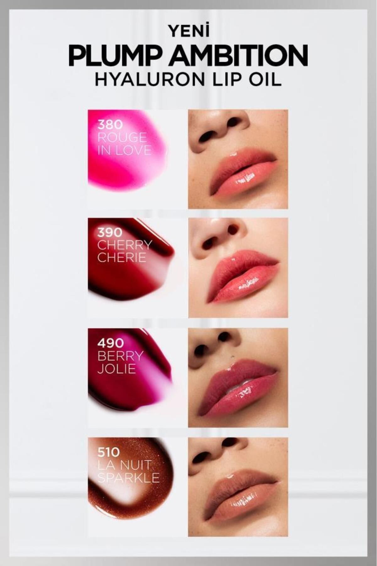 L'Oreal Paris Plump Ambition Hyaluron Lip Oil Besleyici ve Nemlendirici Dudak Parlatıcısı - 101 Cristal Clear-