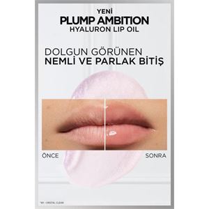 L'Oreal Paris Plump Ambition Hyaluron Lip Oil Besleyici ve Nemlendirici Dudak Parlatıcısı - 650 Nude Macaron-