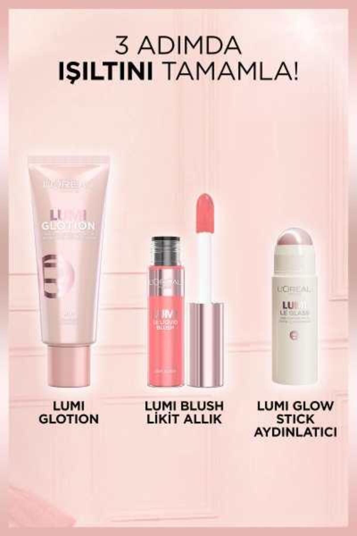 L'Oreal Paris Lumi Blush Likit Allık - Glowy Warm Peach-