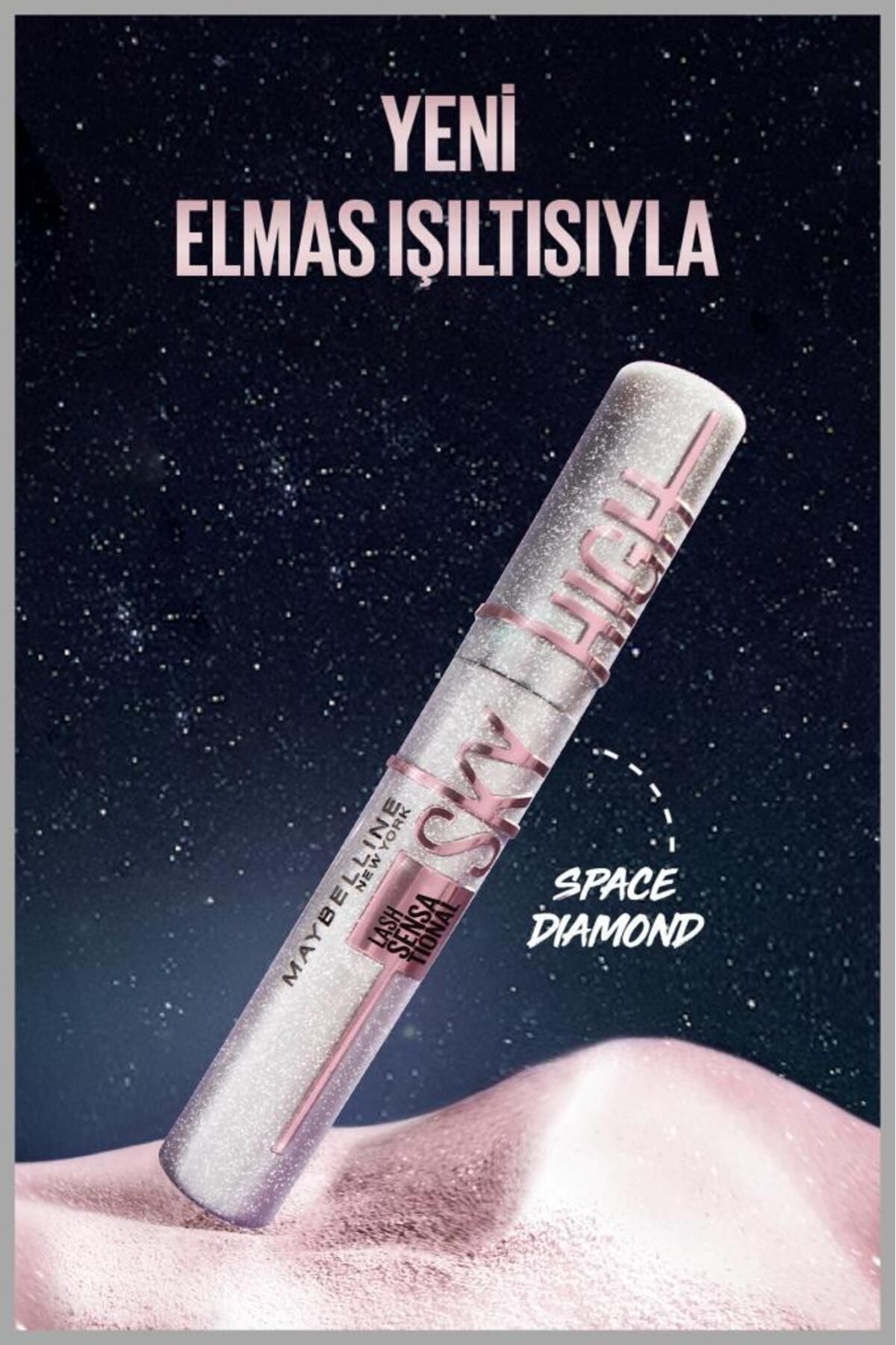 Maybelline New York Space Diamond Elmas Işıltılı Maskara-