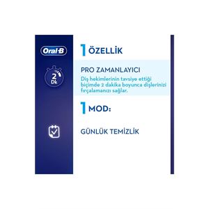 ORAL-B PRO 500 ŞARJLI DİŞ FIRÇASI + D100 FROZEN AİLE PAKETİ-