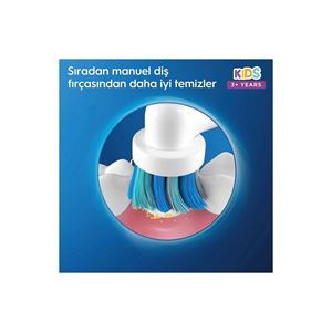 ORAL-B D100 VİTALİTY LİGHTYEAR ÖZEL SERİ ÇOCUKLAR IÇİN EKSTRA YUMUŞAK ŞARJ EDİLEBİLİR DİŞ FIRÇASI +-