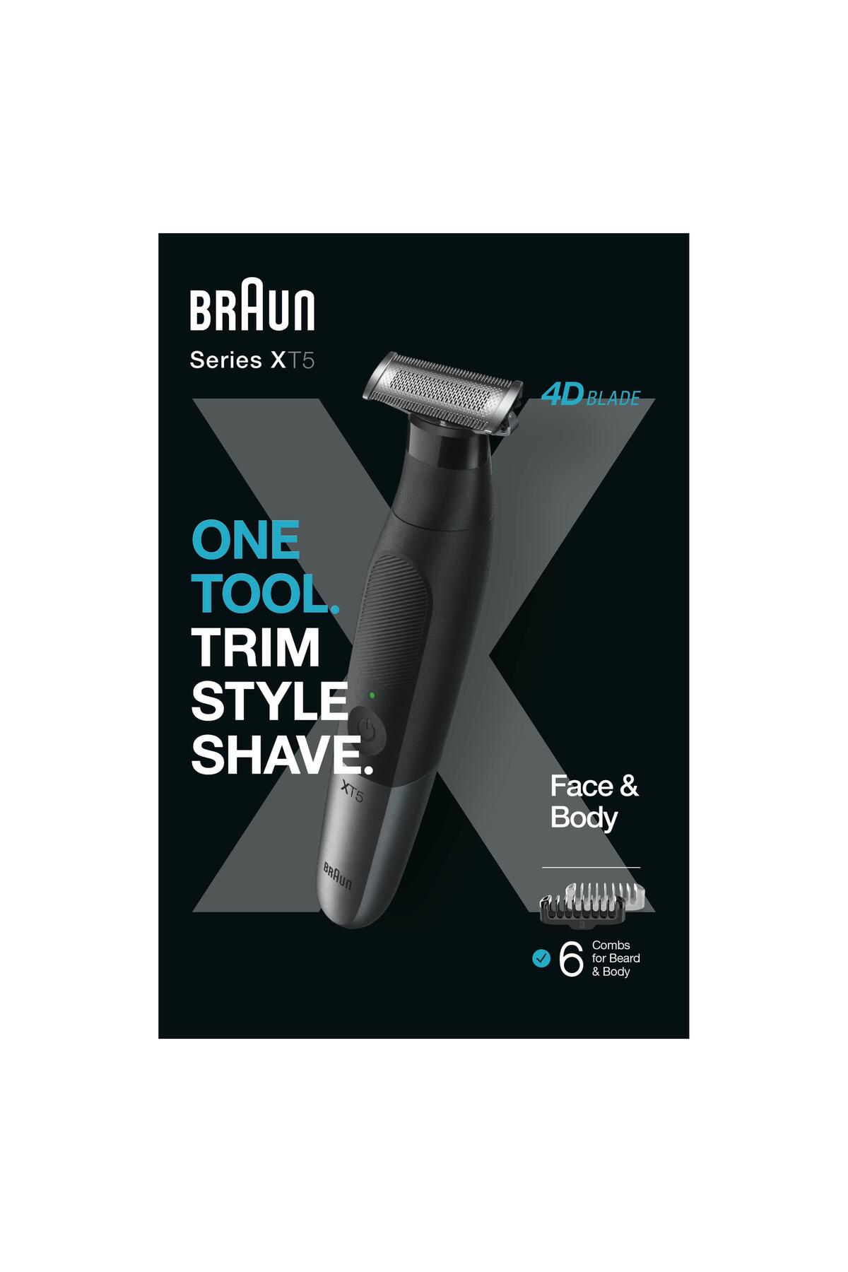 BRAUN SERİES X XT 5200 SAKAL ŞEKİLLENDİRME VE TIRAŞ MAKİNESİ-