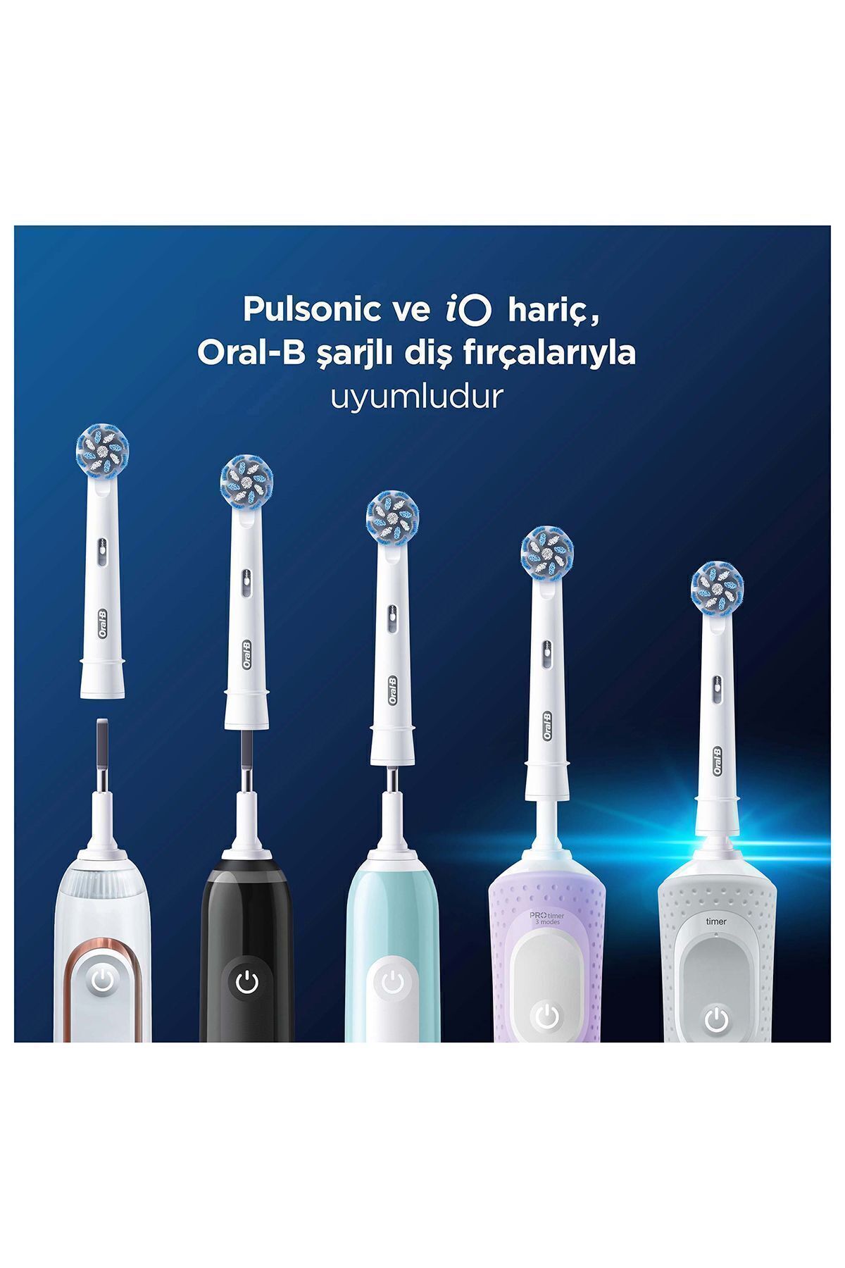 Oral-B Diş Fırçası Yedek Başlığı Sensitive X-filament 4 Lü-